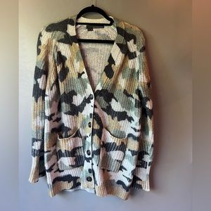 360 CASHMERE cargo cardigan, size XS, oversized